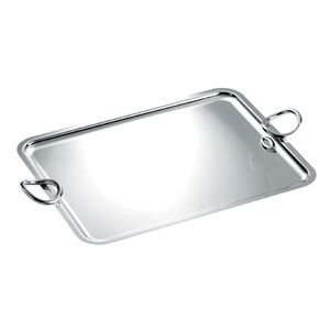 CHRISTOFLE Vertigo Large Silver-Plated Tray 16.5 x 12.5 in